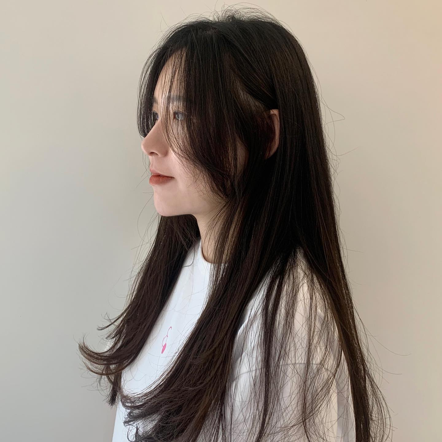 오랜만에 이발🎀 #긴머리못버려