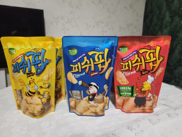 [피쉬팝] 다이어트때 바삭한 칩이 먹고싶다면 글루텐프리 단백질 스낵 피쉬팝!