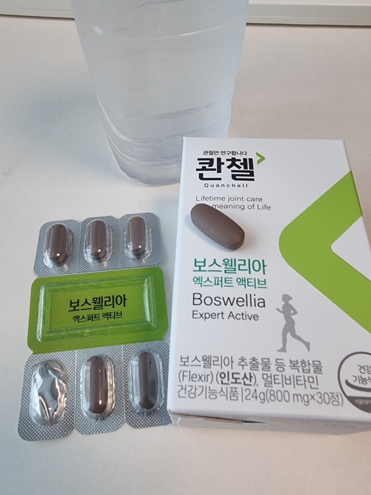 관절엔콴첼 보스소화웰리아 flexir플렉서 원료로 더욱 프리미엄화