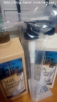 만족스러운 헤어샴푸&헤어트리트먼트, 밀크바오밥