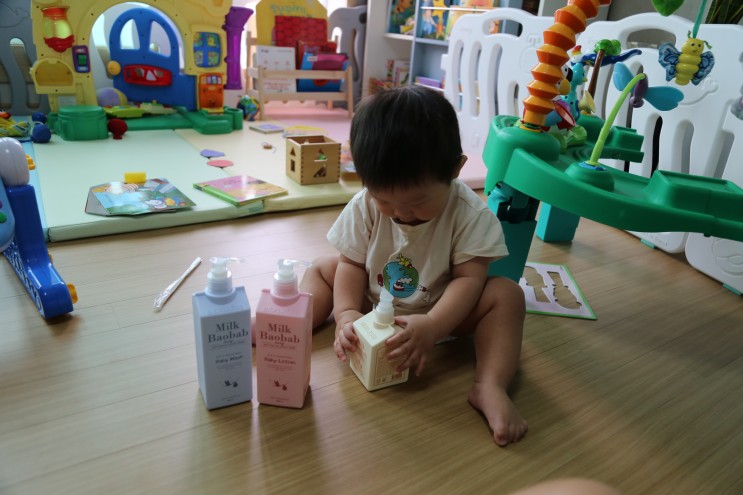 베이비로션 그리고 베이비워시 앤드 파우더로션