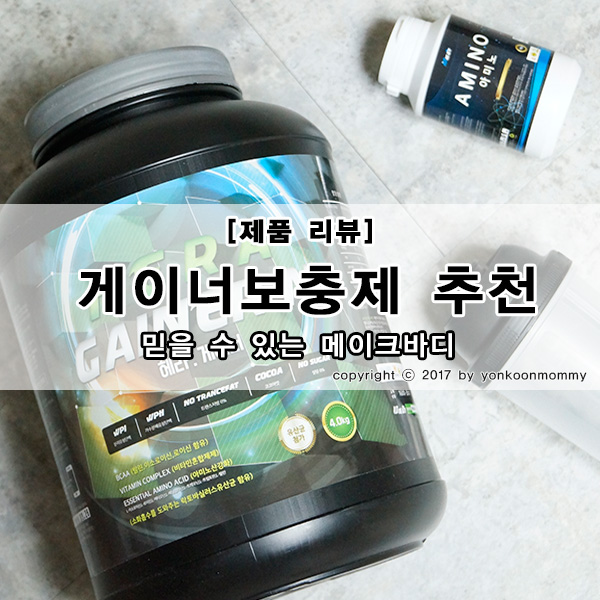 게이너보충제 추천 믿을 수 있는 메이크바디