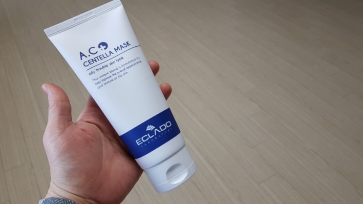 여드름팩 진정 효과가 탁월한 워시오프 팩 에끌라두A.C센텔라 마스크팩