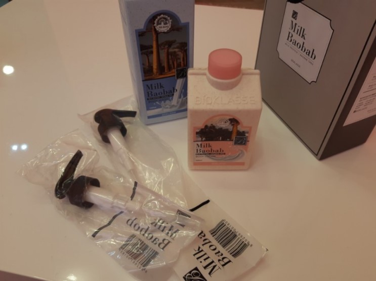 밀크바오밥 바디2종 바디워시,바디로션