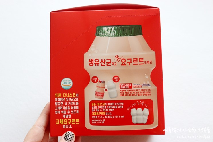 생유산균 요구르트 캔디 - 씹어서 먹는 맛있는 츄어블 요구르트