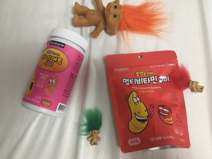 다이어트 구미 후기 / 귀여운 라바모양 젤리로 맛있고 즐겁게 다이어트 !
