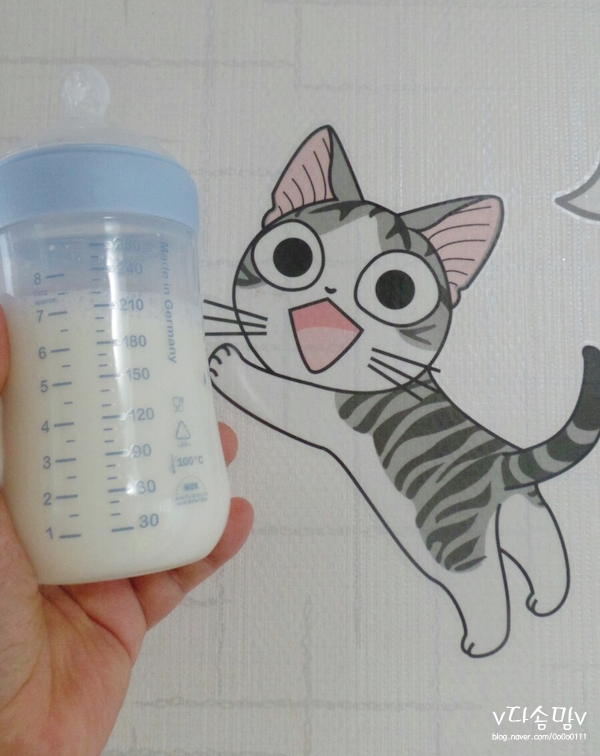 배앓이젖병 누크 유공젖병 사용해봤어요