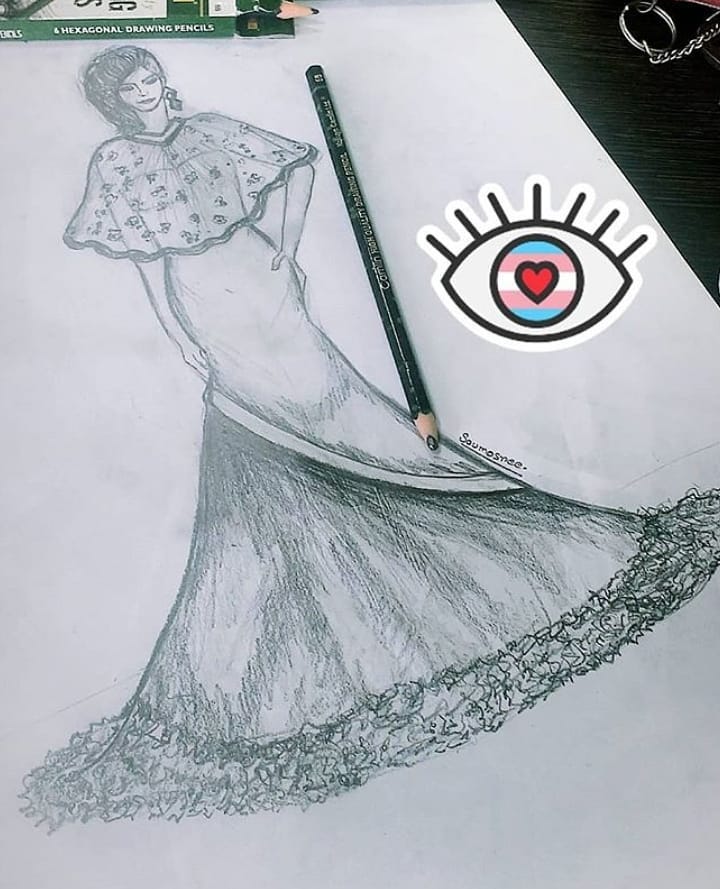 ~soumosree_mondal
#designing #dresses #gowns #sketches #sketching #pencils #pencilsketch #art #pencilshading