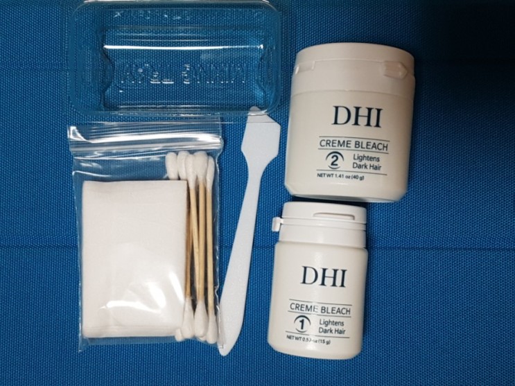 DHI 디에이치아이 크림블리치 눈썹탈색제 사용 후기