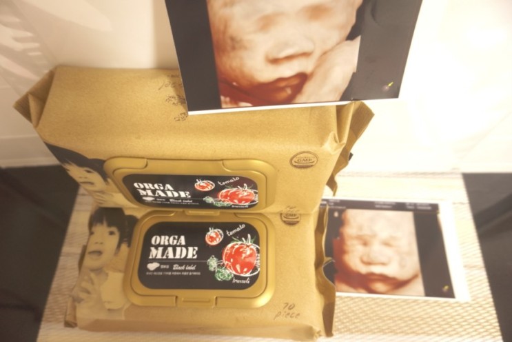 아기물티슈는 채소원료가 함유된 올가메이드로 선택했어요