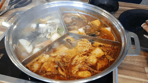 건대맛집 천지샤브샤브에서 색다른 데이트 했어요