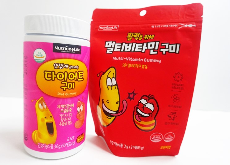 뉴트리원 : 라바 멀티비타민 구미, 어린이 간식으로 제격!