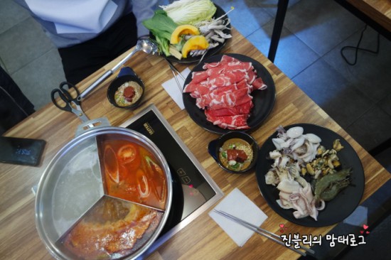 건대맛집 샤브샤브 무한리필 :: 천지샤브샤브 2호점