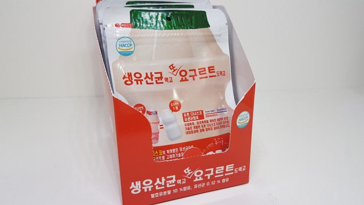 영양간식 씹어먹는 츄어블 유산균 요구르트 유산균 생유산균먹고 또 요구르트도 먹고
