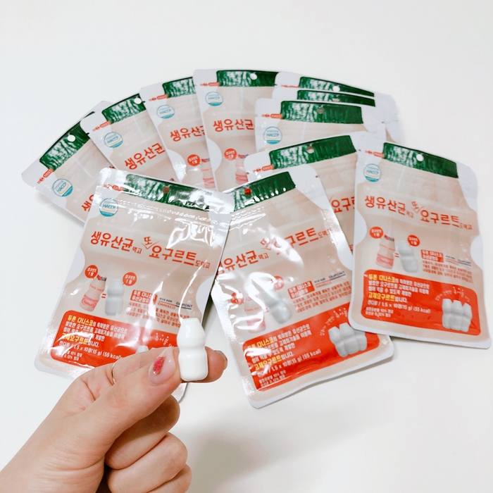 생유산균 요구르트캔디, 맛있어~