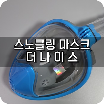 스노클링 마스크 더나이스로 물놀이 GO ♩