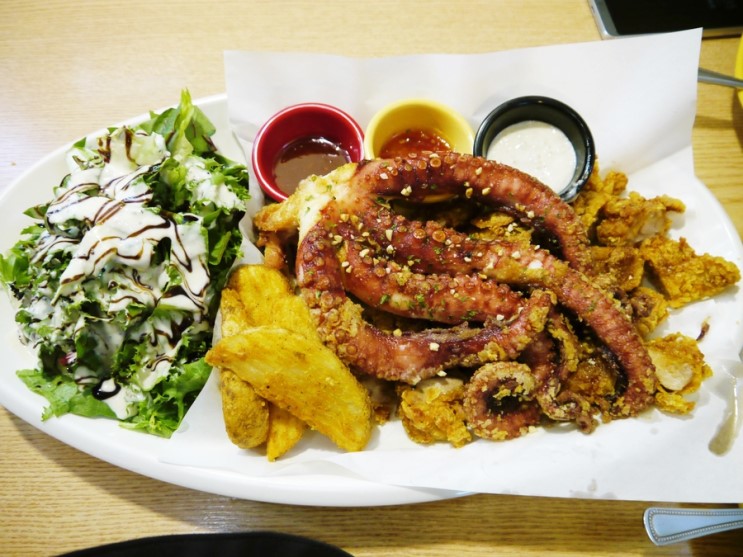 삼성역맛집 문어앤치킨 문어와치킨 환상적인 조합!
