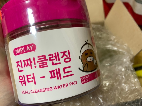 (╭☞•́⍛•̀)╭☞ 클렌징을 간단하게 ! 미플레이 진짜 클렌징 워터패드 !