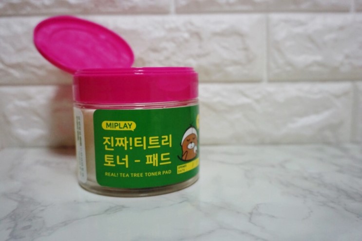 [토너패드추천]자극없는 닦토 미플레이 진짜 티트리 토너 패드