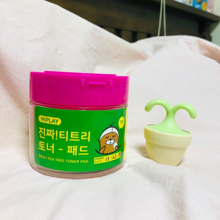 겨울철 피부관리 :: 미플레이 진짜! 티트리 토너패드 ::