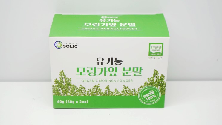 어반솔릭 유기농 모링가 분말로 건강찾자!