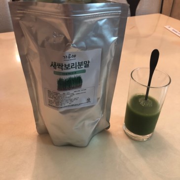 국내산100%새싹보리분말 후기