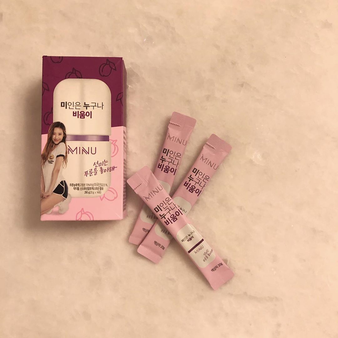 ᴀᴄᴛ   ҉*\٩( ๑•̀o•́๑ )و /*҉ on Instagram: “미인은 누구나 " 미누 " 💗

하루를 가볍게 매일 즐기는 하루 한 포 !
비타민 가득한 푸룬이 주 원료여서 걱정 없이 건강하게 즐길 수 있었어요 :)”
