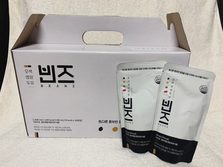 [무첨가두유추천] 영양만점 다섯가지 콩이 들어있는 고소한 두유 '오색콩두유빈즈'