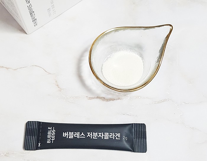 피쉬콜라겐 새콤달콤한 맛의 버블레스 저분자 콜라겐