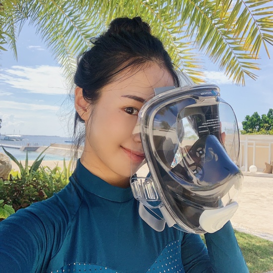스노쿨링 마스크 와일드혼 SV2 세부에서 사용해봤어요