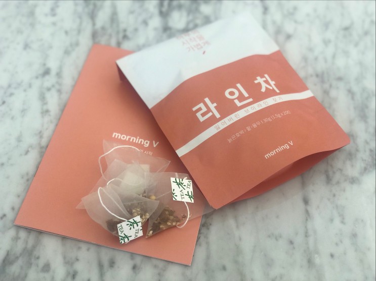 [붓기차추천] 붓기빠지는차 모닝브이라인차로 아침 붓기 빼기!