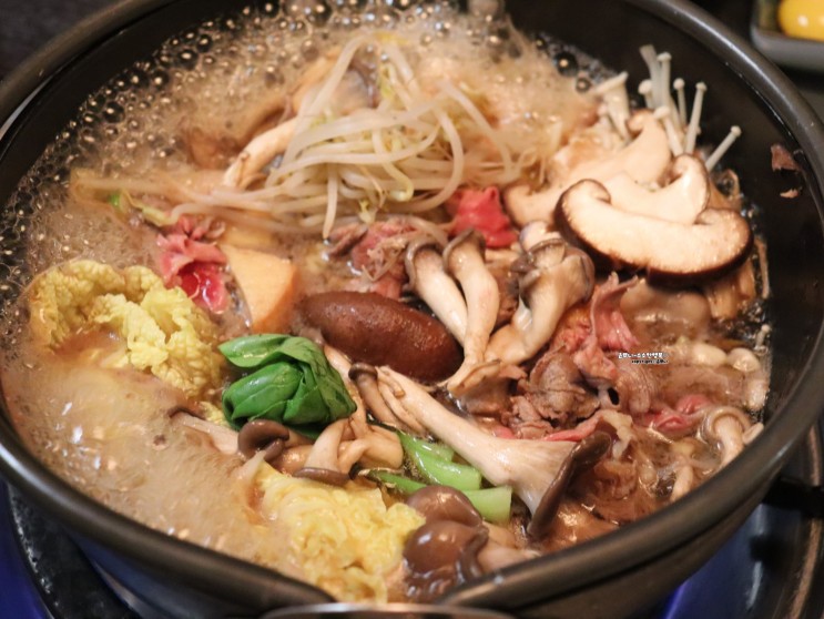 송리단길 맛집 오꼬맘 스키야키 즐겨요