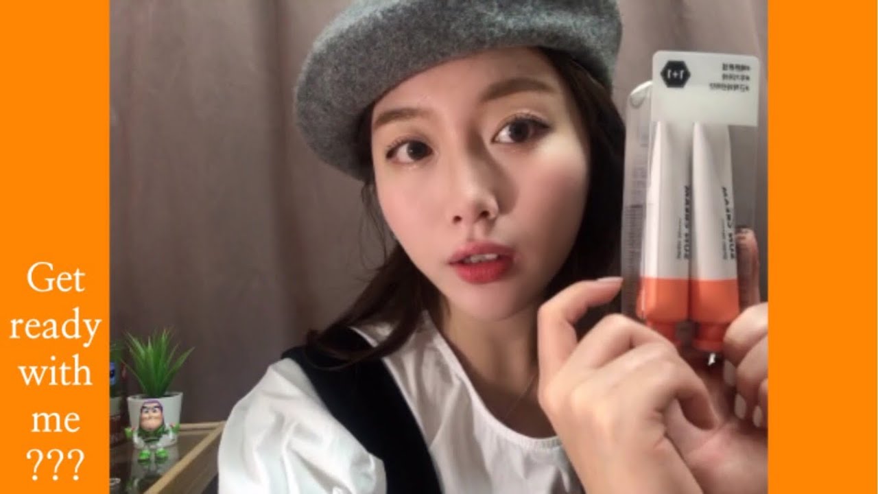 [VLOG_리뷰] 어설픈 3분 GRWM ♥️ (with. 참존 코랄 톤업 선크림)