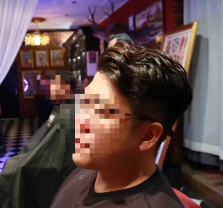 김해남자머리 잘하는곳  김해바버샵 럼블몽키 포마드이용후기