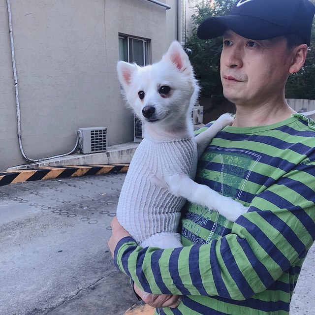 잘생긴우리아빠랑 뽐이🐶