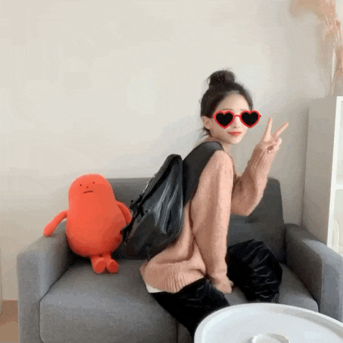 현정이의 가방 추천 😋 #컴파운드 메신저백 / 블랙