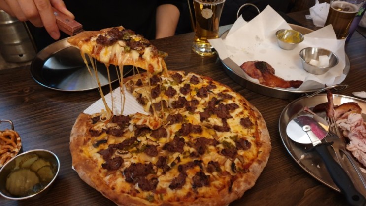 금천구청 피자 맛집 독산 금천롯데캐슬 '마피아피자앤펍' 피맥 추천!