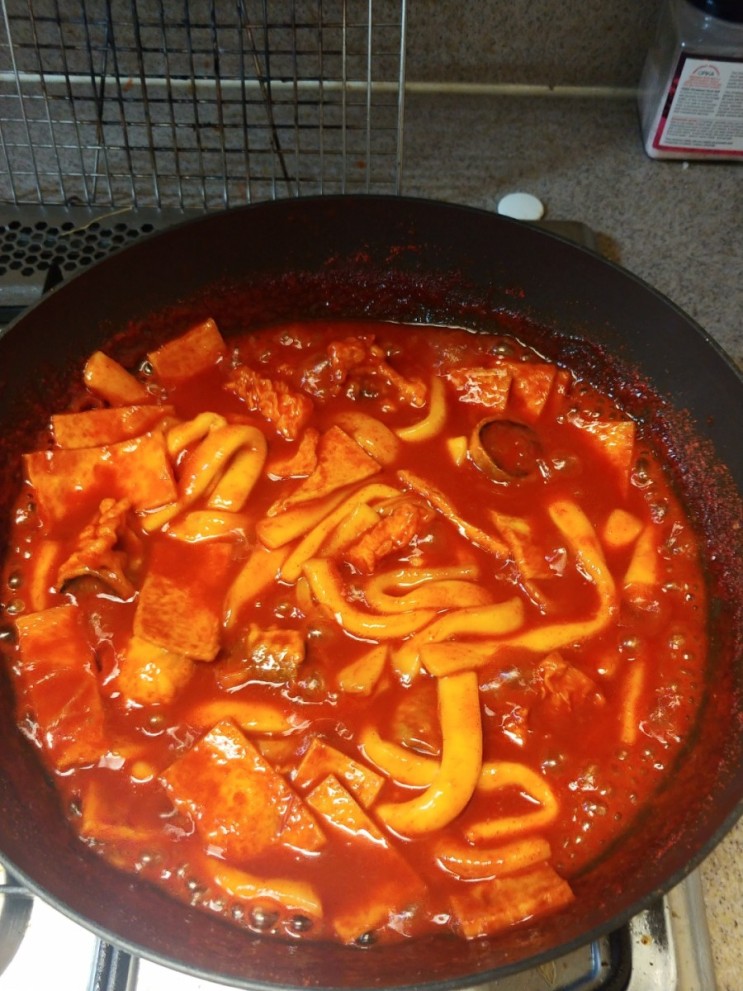 떡볶이) 집에서 맛있게 즐기는 즉석 떡볶이 케이콜라보 김밥 떡볶이