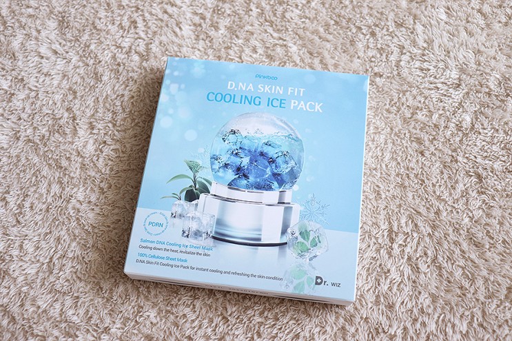 피부과 화장품 위즈메디 D.NA SKIN FIT COOLING ICE PACK 쿨링 진정팩으로 건조한 피부관리하기 :)