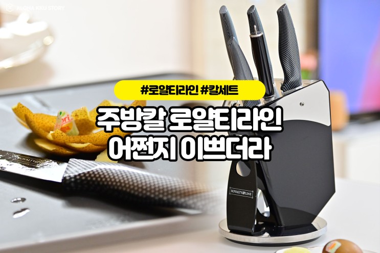 주방칼 로얄티라인 품격 있는 칼세트
