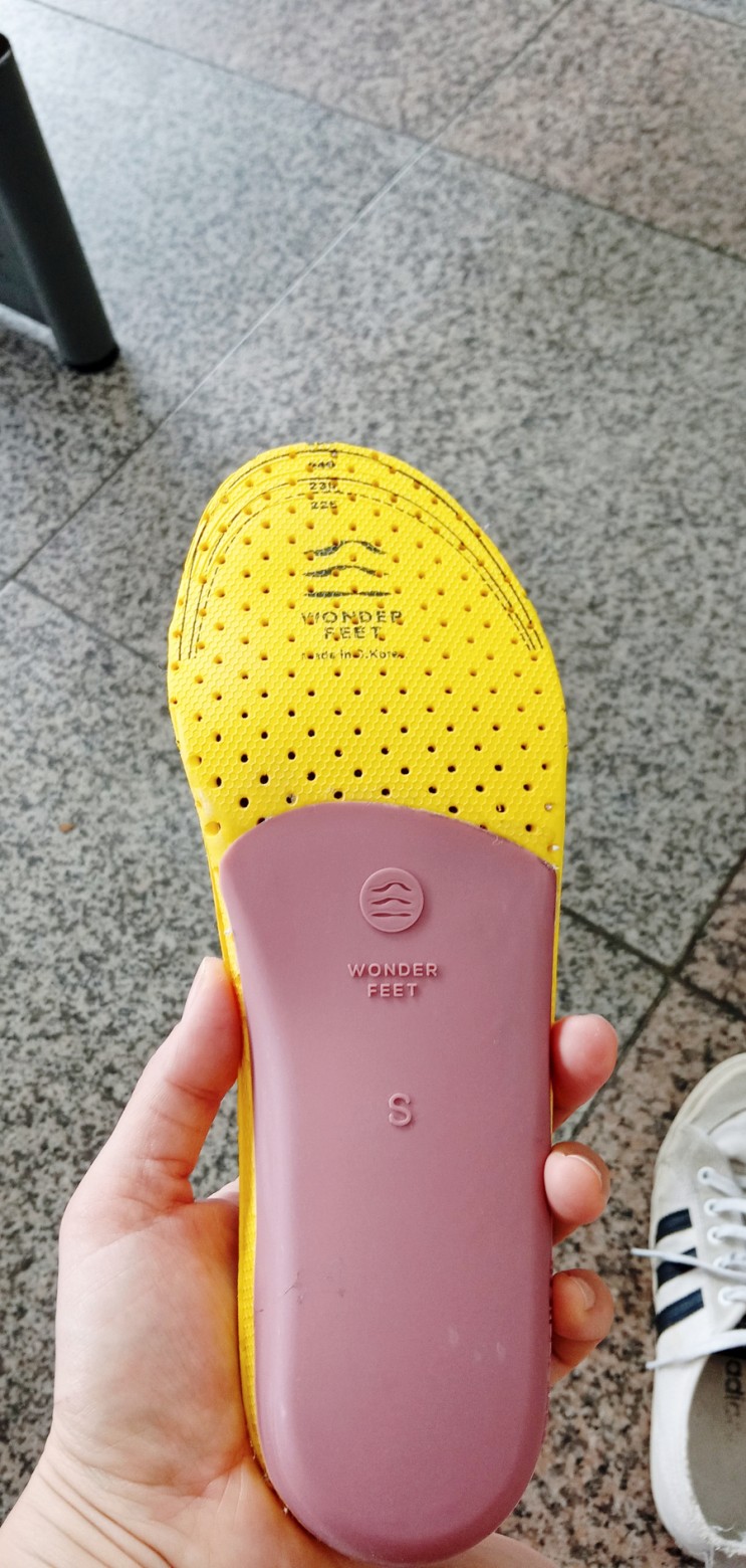 걸을 때 발바닥통증/원더핏 특허받은 무적깔창