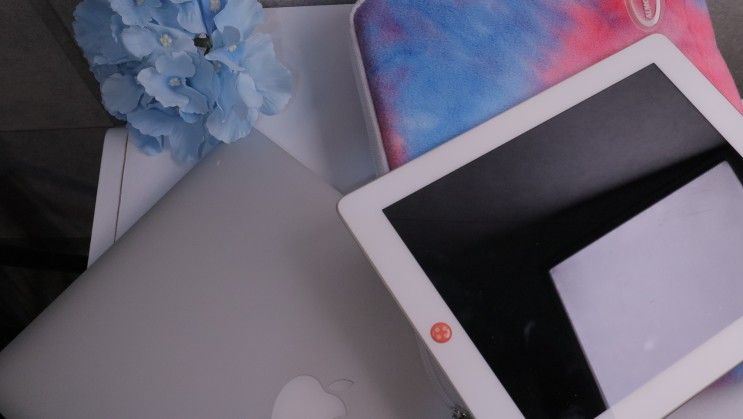 [얼모스트블루] TIE DYE LAPTOP POUCH노트북파우치,노트북케이스