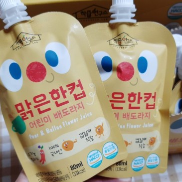 아기배즙)맑은한컵 어린이 배도라지는건강한 착즙연구소