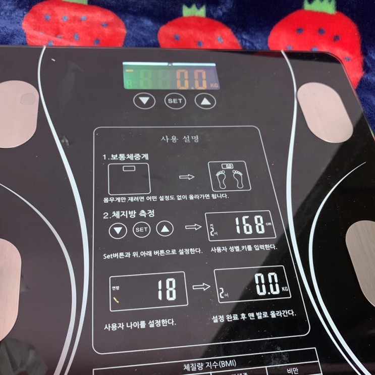 [마니바] 인바디 가정용 체중계 추천 : 몸무게 재고 다이어트 결심은 덤!
