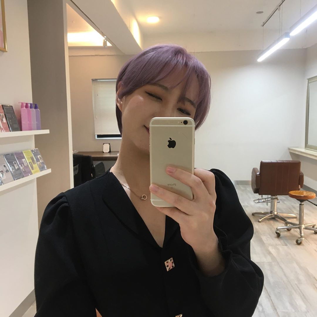 이하영 on Instagram: “#광고 청담동 사코헤어 헤어모델 당선되어, 숏컷+염색 받은 후기😍 . . .