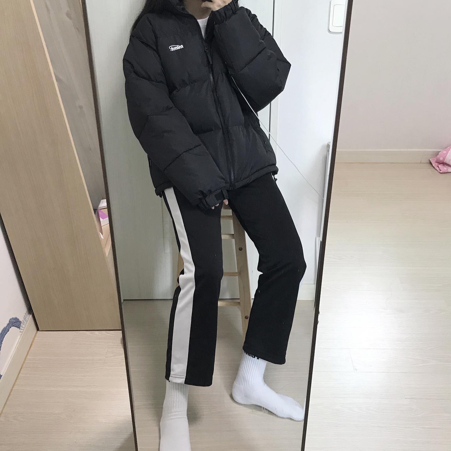 #협찬 제일 예쁜 내 숏패딩🖤✨