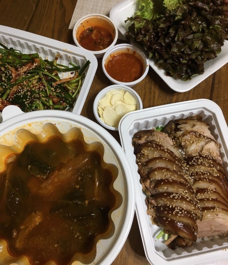 1인 족발, 보쌈, 감자탕 매장 / 배달로도 즐길수 있는 [족발보감] / 미아역/ 쫀득족발맛있어요!