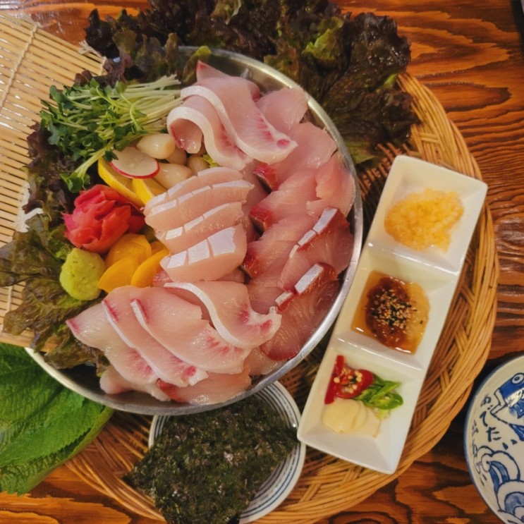 복정 바다생고기 패밀리세트로 회식했어요