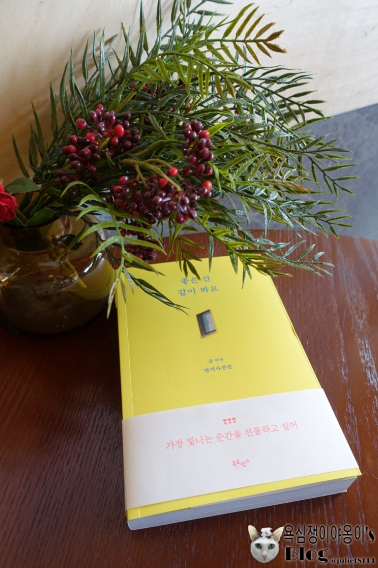 에세이 '좋은 건 같이 봐요' 정말 같이 보고 싶어 선물하고 싶은 책이에요!!