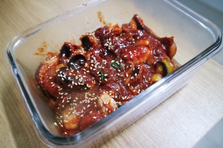 푸드얍 냉동쭈꾸미볶음 만들어본 후기